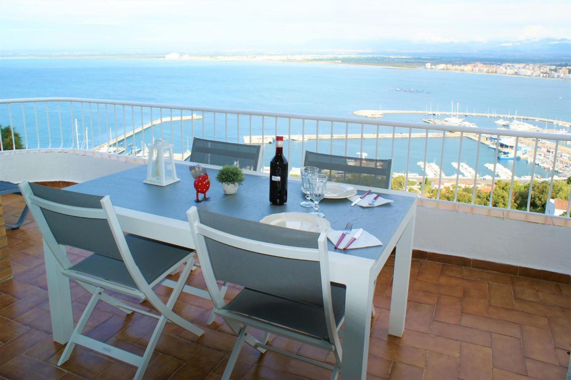 Precioso Piso Con Vistas Espectaculares Del Mar Av-50 Apartment Roses Bagian luar foto